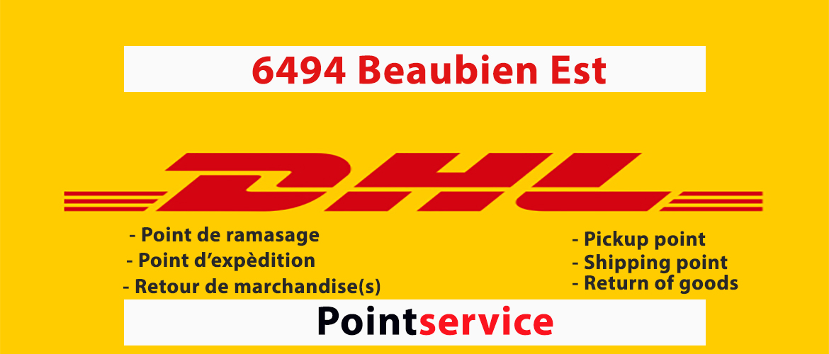 Point de service DHL a montreal